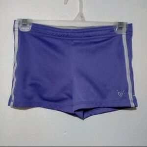 Justice Purple Athletic Shorts for Girls
